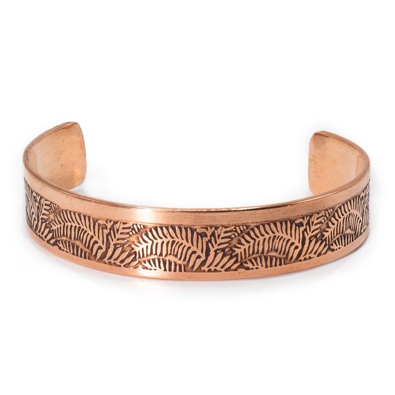 Bracelets cuivre massif gravés d’affirmations (assortiment varié)