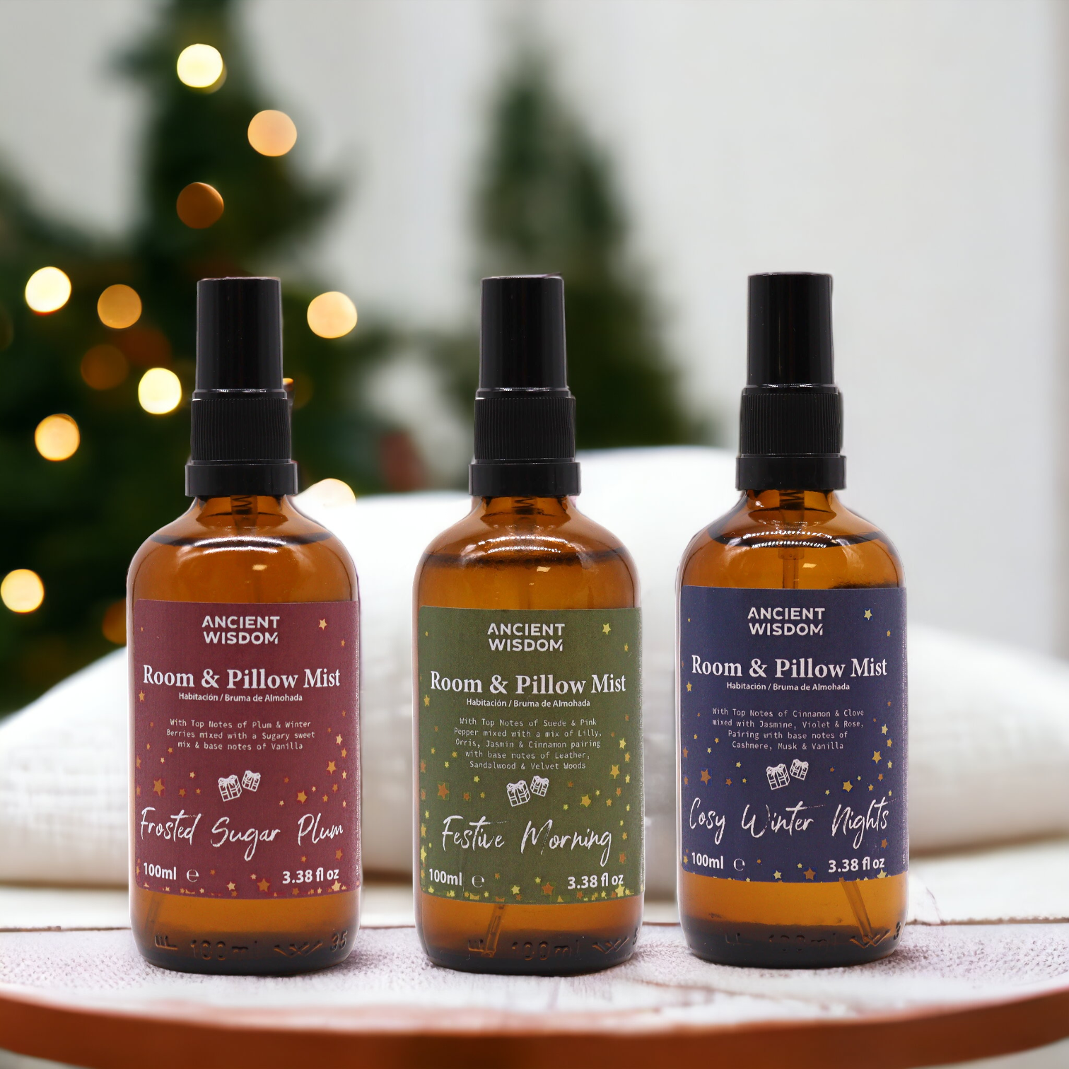 Brume d'ambiance et d'Oreiller Parfum Noël