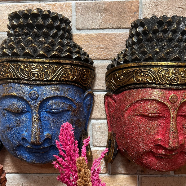 Tête de Bouddha décoratives