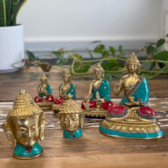 Figurine Bouddha en Cuivre
