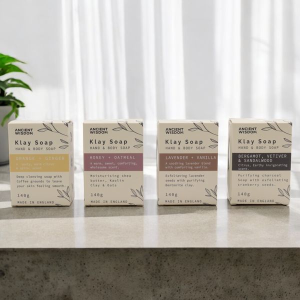 Savons à l'Argile Naturelle – 140 g