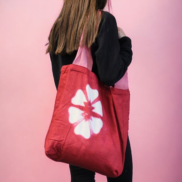 Sac en Coton Naturel Tye-Dye