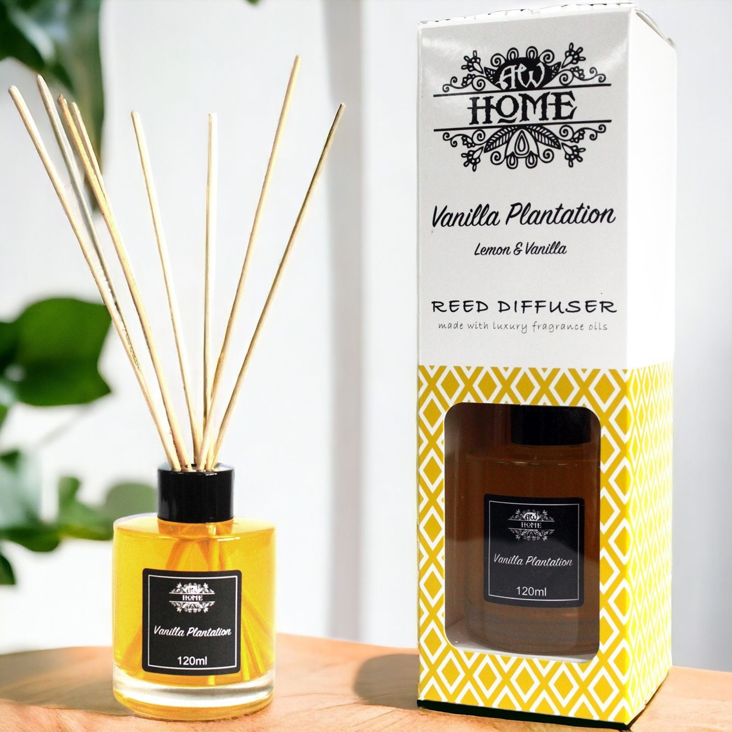 Diffuseurs à Rotin aux Huiles Parfumées – 120ml
