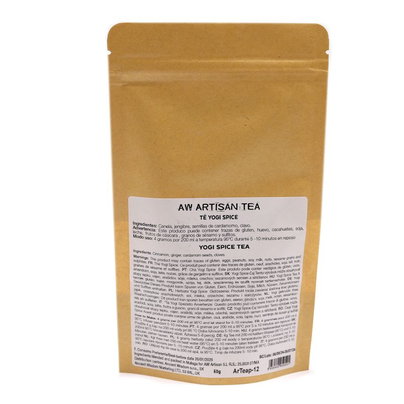 Thé Mandala Leaves – Mélange Épices du Yogi – 50 g