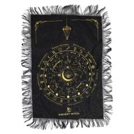 Tissu de divination pour pendule - Œil omniscient - Noir & Or