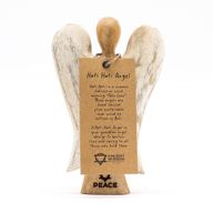 Ange Hati-Hati en Bois -Paix - 15cm