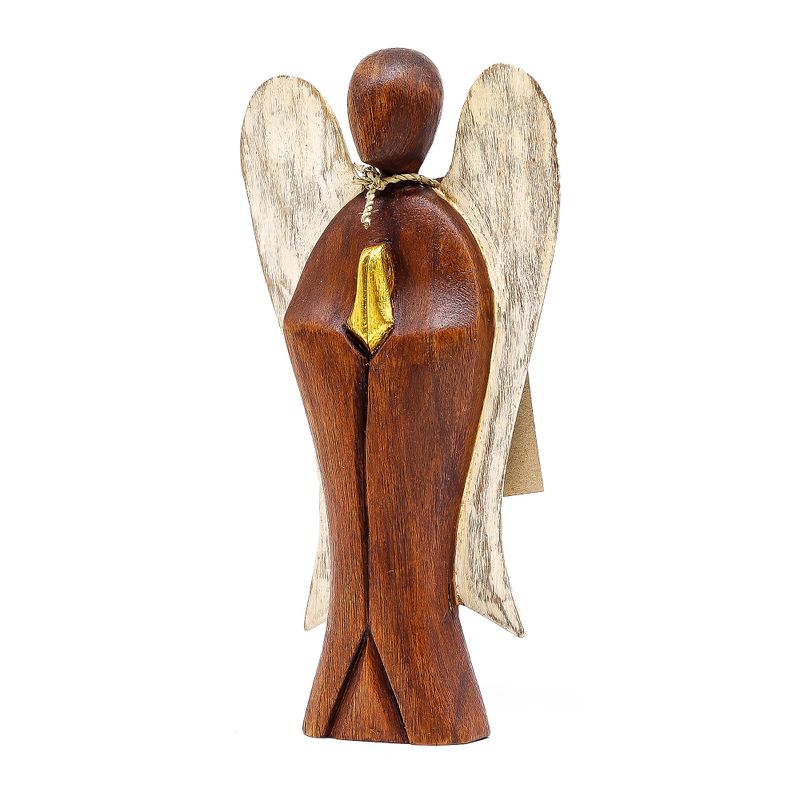 Ange Hati-Hati en Bois - Amour - 20cm