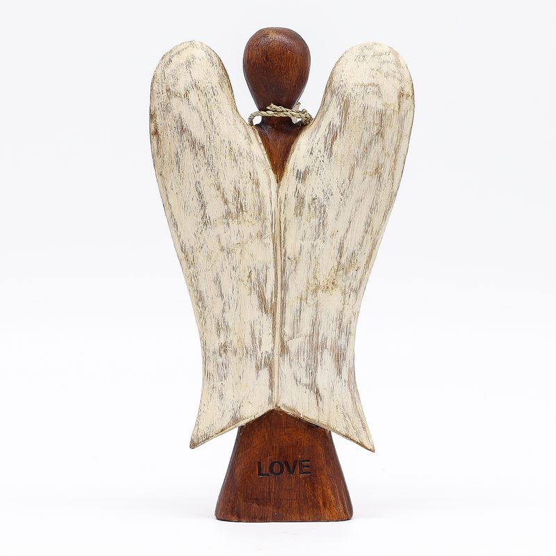 Ange Hati-Hati en Bois - Amour - 20cm