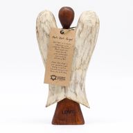 Ange Hati-Hati en Bois - Amour - 20cm