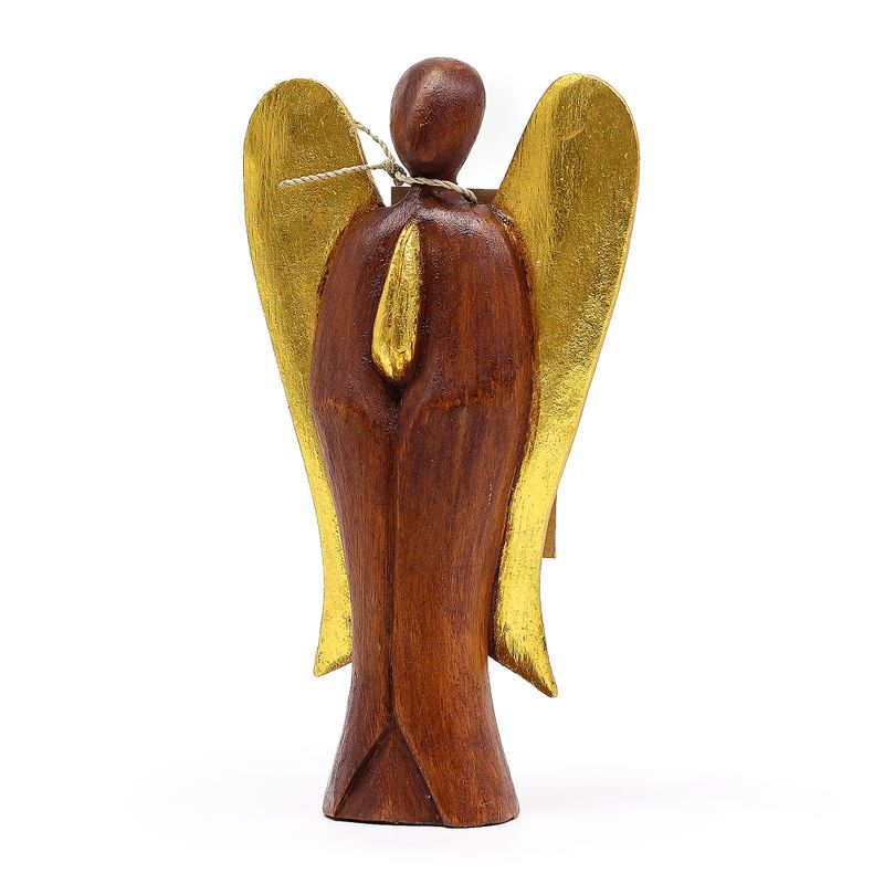 Ange Hati-Hati en Bois - Joie - 20cm
