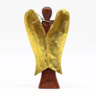 Ange Hati-Hati en Bois - Joie - 20cm