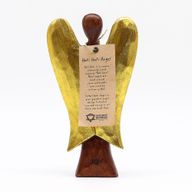 Ange Hati-Hati en Bois - Joie - 20cm