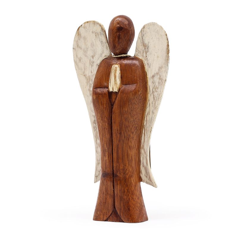 Ange Hati-Hati en Bois - Paix - 20cm