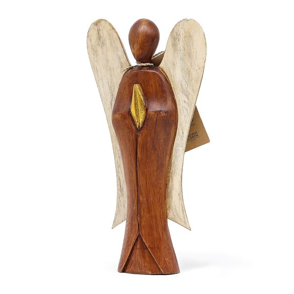 Ange Hati-Hati en Bois - Amour - 25cm