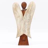 Ange Hati-Hati en Bois - Amour - 25cm