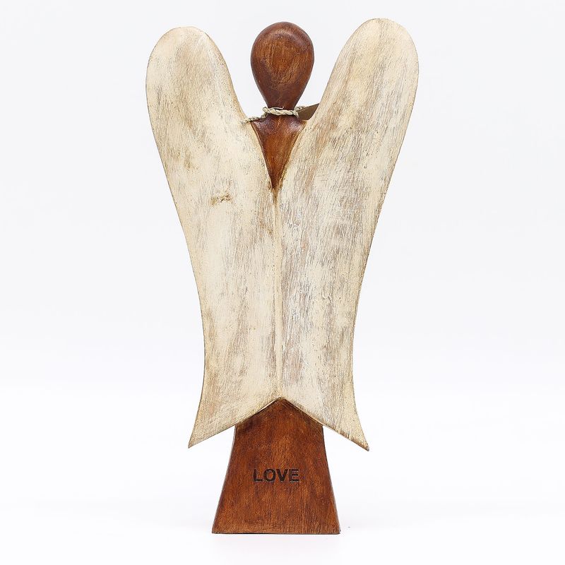 Ange Hati-Hati en Bois - Amour - 25cm