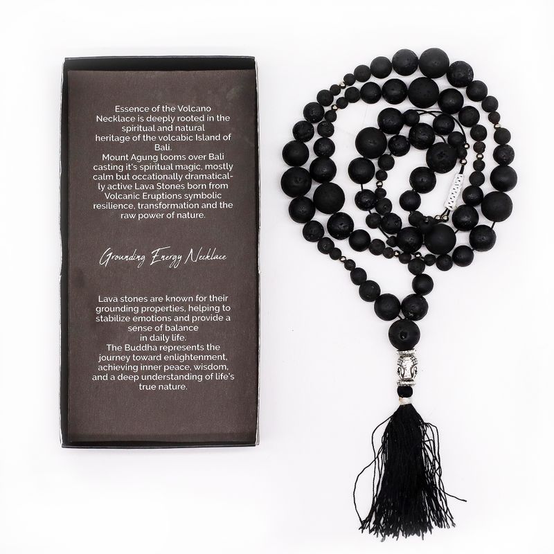 Collier Essence du Volcan – Énergie d’Ancrage