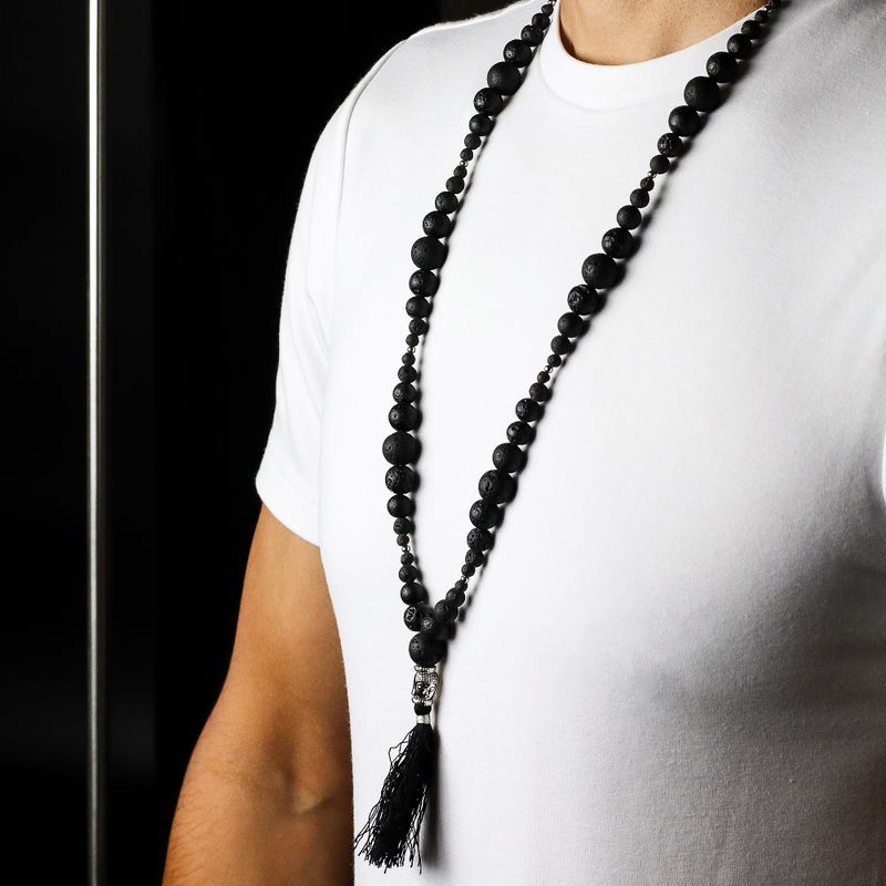 Collier Essence du Volcan – Énergie d’Ancrage