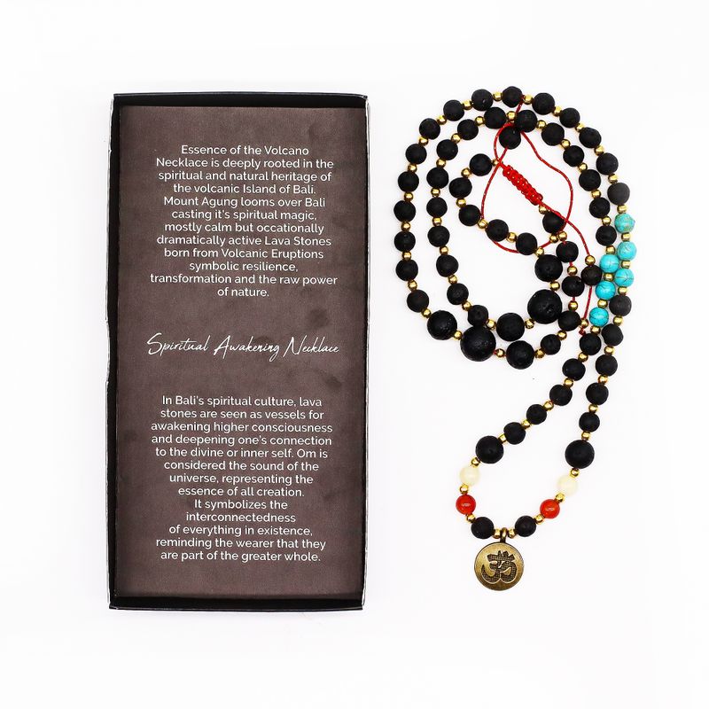 Collier Essence du Volcan – Éveil Spirituel