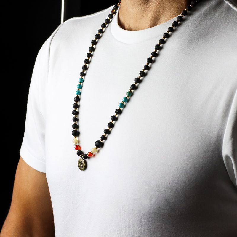 Collier Essence du Volcan – Éveil Spirituel