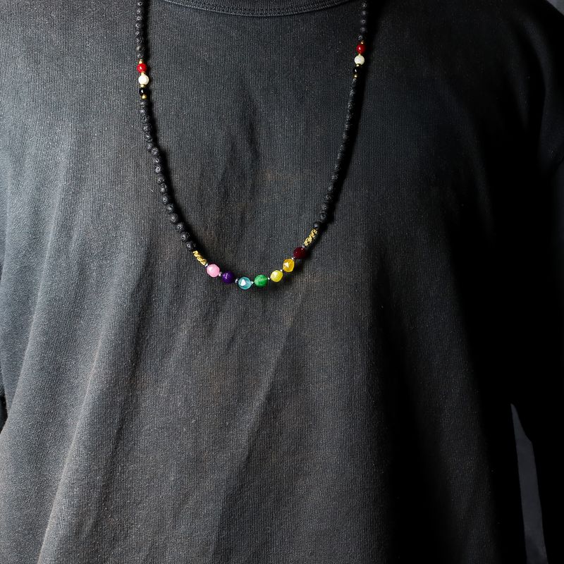 Collier Essence du Volcan – Guérison Émotionnelle
