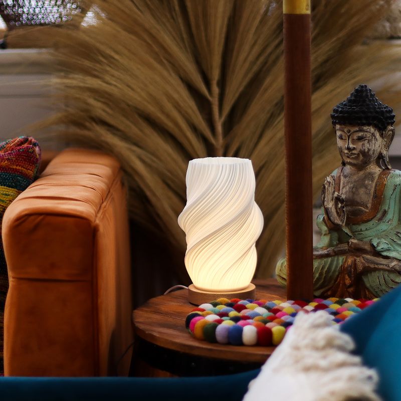 Lampe Ondulée Nouvelle Vague - USB - 3 Réglages - Nuage Torsadé