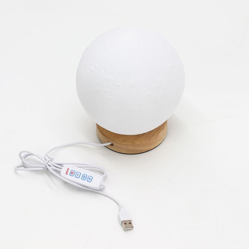Lampe Ondulée Nouvelle Vague - USB - 3 Réglages - Lune