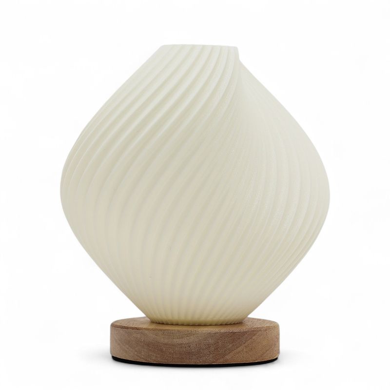 Lampe Ondulée Nouvelle Vague - USB - 3 Réglages - Coquillage Torsadé