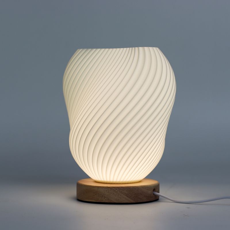 Lampe Ondulée Nouvelle Vague - USB - 3 Réglages - Coquillage Torsadé