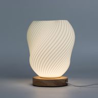 Lampe Ondulée Nouvelle Vague - USB - 3 Réglages - Coquillage Torsadé