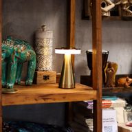 Lampe Tactile - Tige Haute Cuivrée - USB (C) - Rechargeable (400 W)