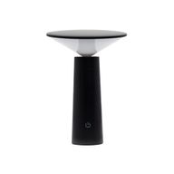 Lampe Tactile - Champignon Noir - Réglable - Motif Lumineux USB (C) - Rechargeable (2000 W)