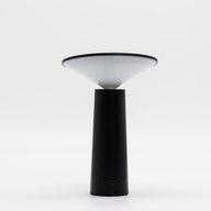 Lampe Tactile - Champignon Noir - Réglable - Motif Lumineux USB (C) - Rechargeable (2000 W)