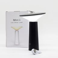 Lampe Tactile - Champignon Noir - Réglable - Motif Lumineux USB (C) - Rechargeable (2000 W)