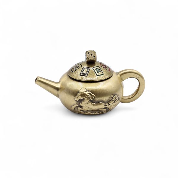 Feng Shui Fortune - Théière Porte-Bonheur avec Rotation de Dés