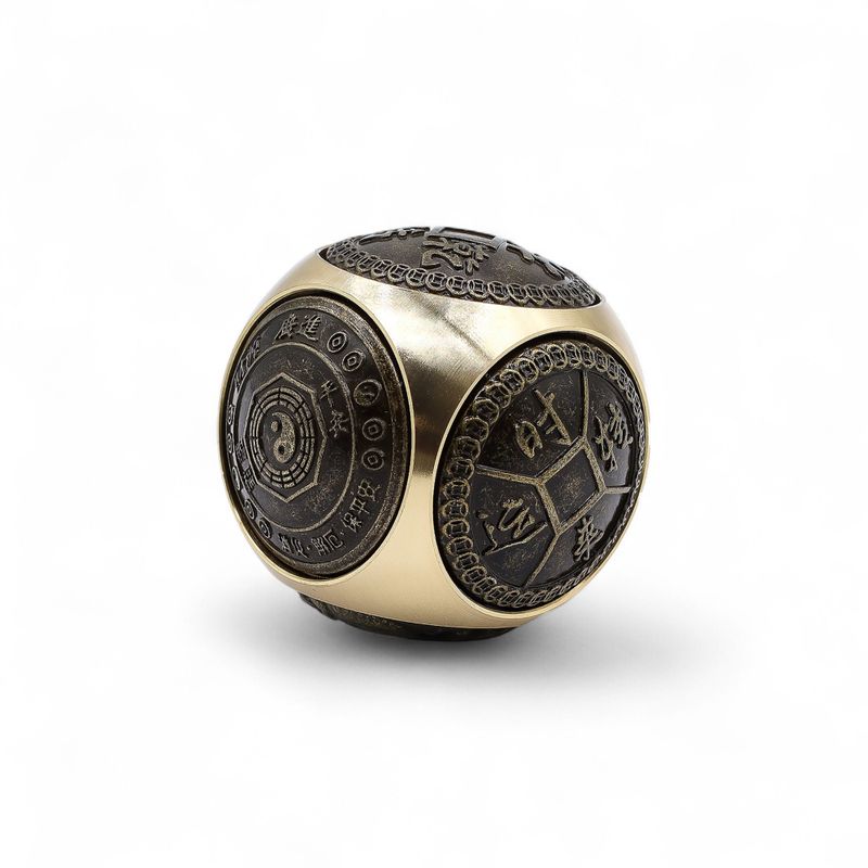 Feng Shui Fortune - Grand Dé de Richesse - Arrondi