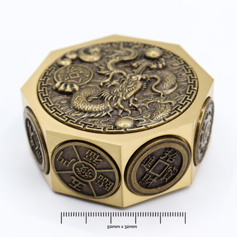 Feng Shui Fortune - Chat Porte-Bonheur et Dragon - Protection et Prospérité