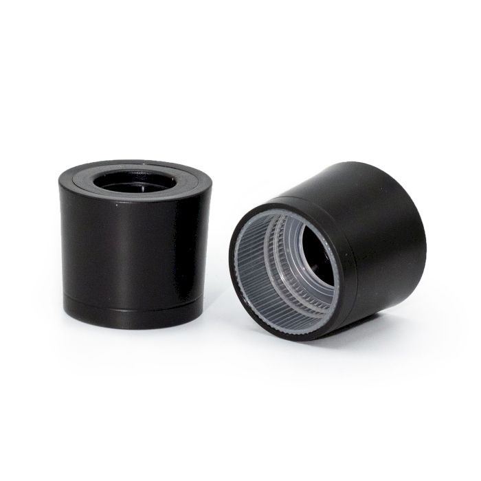 Embout  pour bouteille diffuseur 28mm - Tour en plastique noir (convient à RDBot-11 à 16 & 21 à 32)