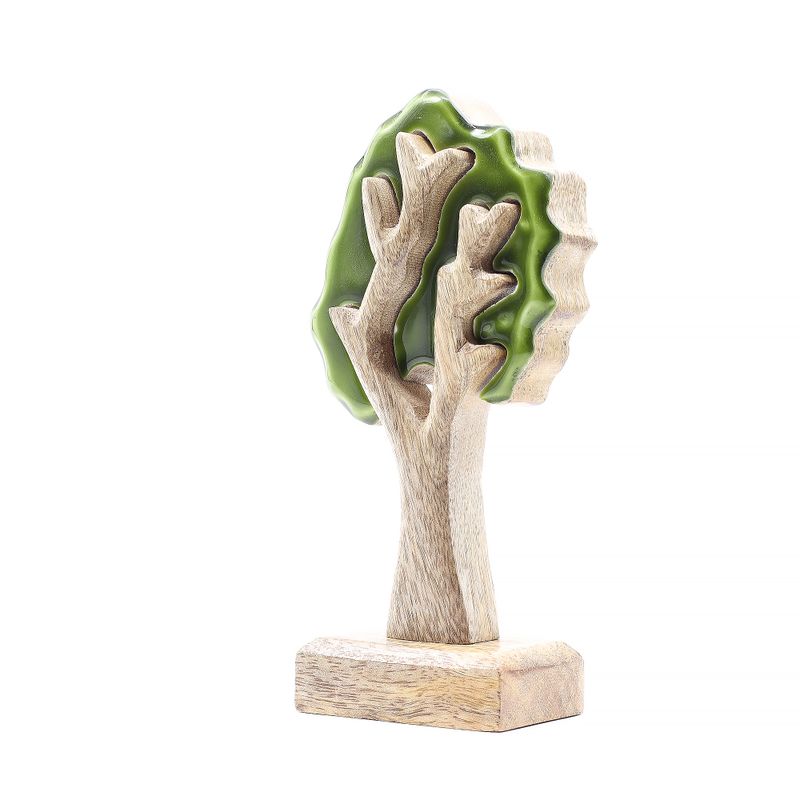 Arbre solitaire, décoration en bois 3D – 20x10 cm