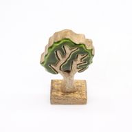 Arbre solitaire, décoration en bois 3D – 20x10 cm
