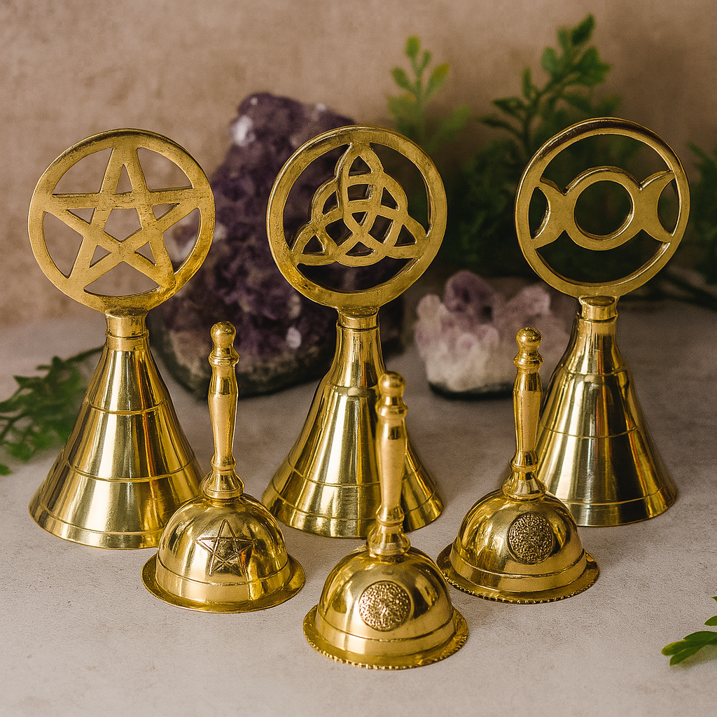Clochettes d’Autel en Laiton pour Rituels & Méditation