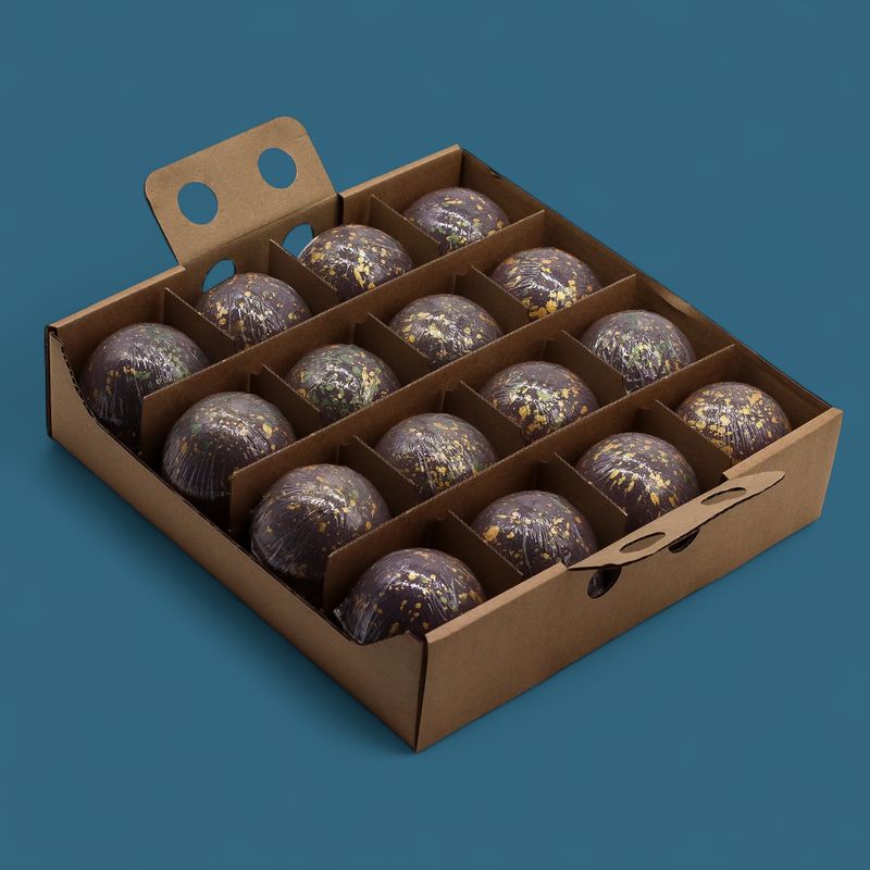 Boule de bain Dubai – Truffe Émeraude – Cupcake