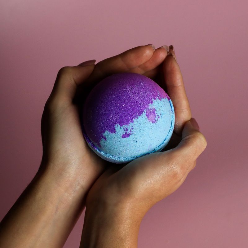 Boule de bain Jumbo – Améthyste Crisal – Ronde