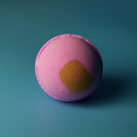 Boule de bain Jumbo – Pink CharlotteRose  – Demi-Icosaèdre – Demi-Ronde