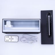 Diffuseur d'Arômes Effet Flamme avec Chant d'Oiseaux - Noir USB - Changement de Couleur