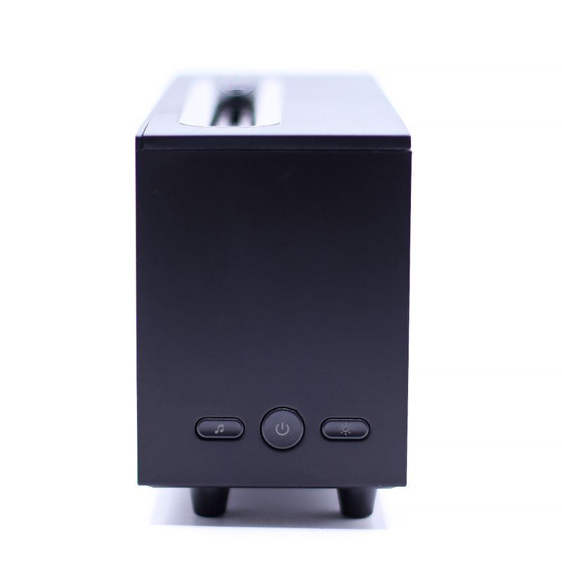 Diffuseur d'Arômes Effet Flamme avec Chant d'Oiseaux - Noir USB - Changement de Couleur