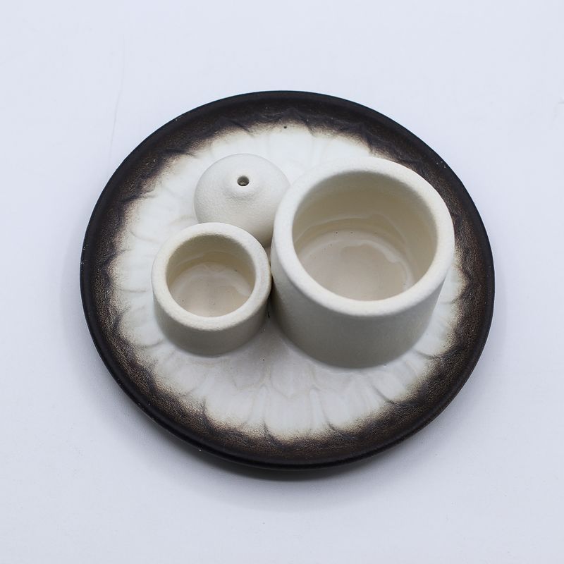 Support Palo Santo & Fumigation – Mandala Blanc & Gris