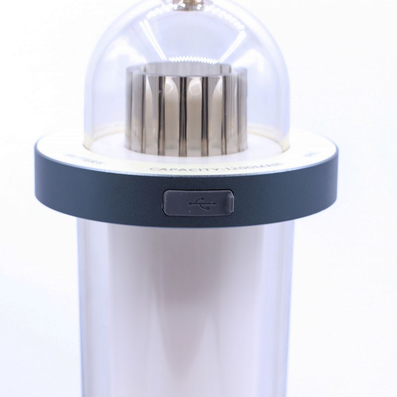 Lampe d'extérieur à effet flamme - USB-C blanc - rechargeable - multicolore