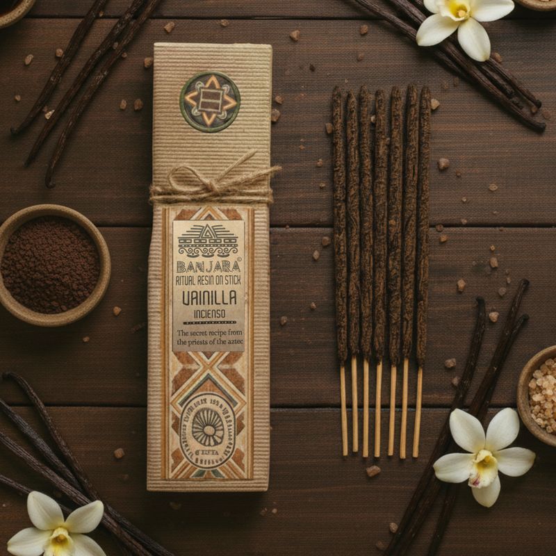 Résine rituelle sur bâton - Vanille