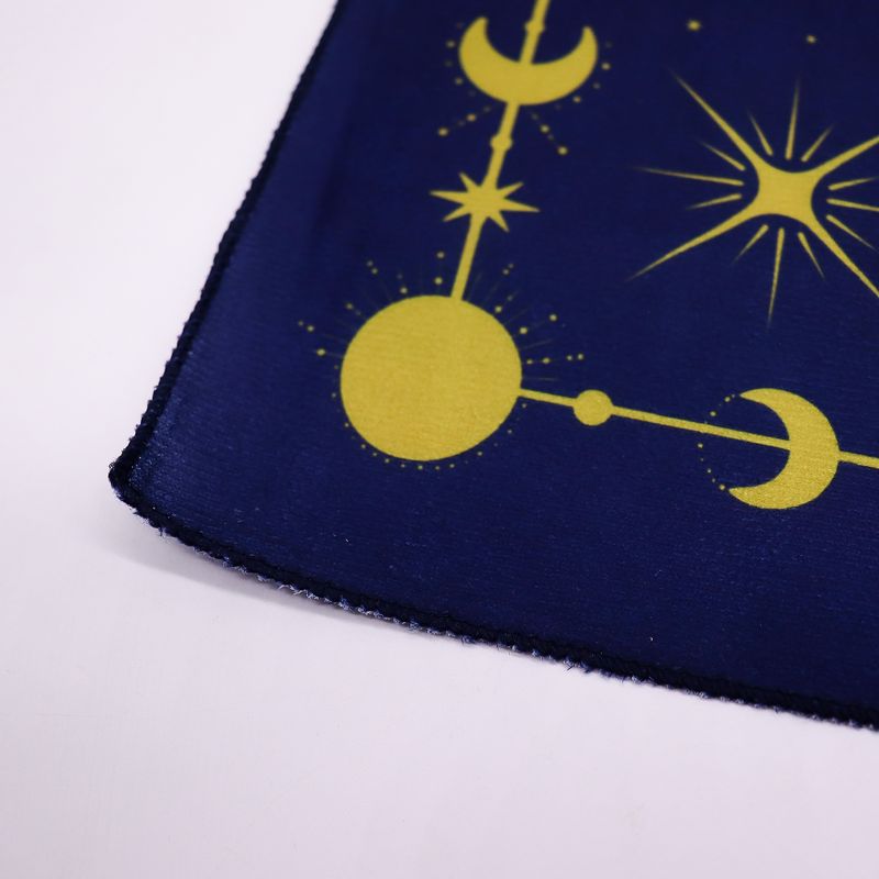 Tapis de Tirage tarot – Zodiaque (75x75 cm)